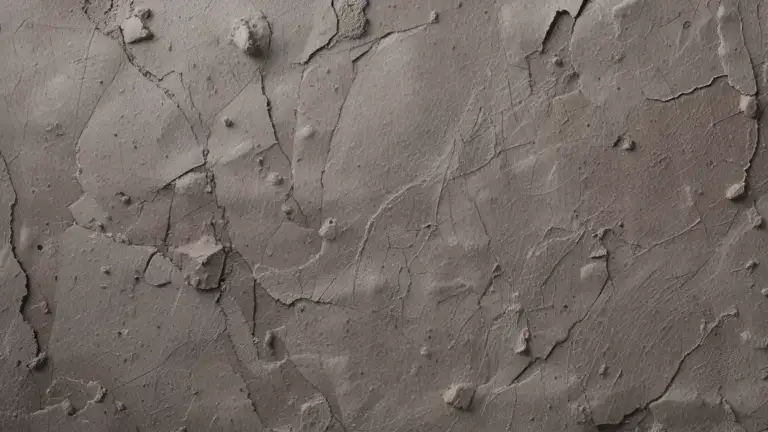 Grau strukturiertes Betonmuster mit Rissen und Unebenheiten.
